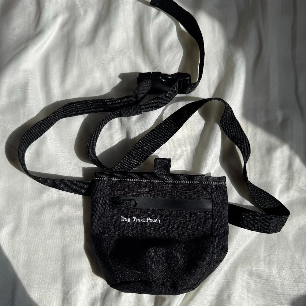 EUC eBasics Dog Treat Pouch for Training, Snack Reward Pouch, Black, Waist Belt - Picture 3 of 14